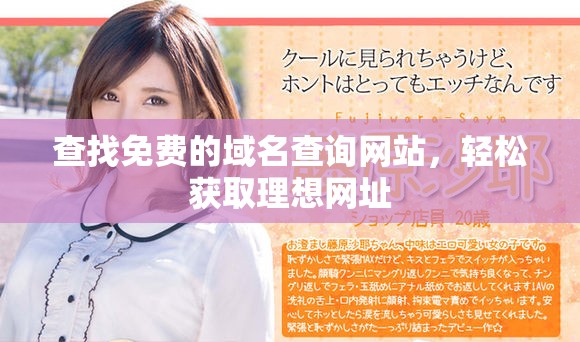 查找免费的域名查询网站，轻松获取理想网址