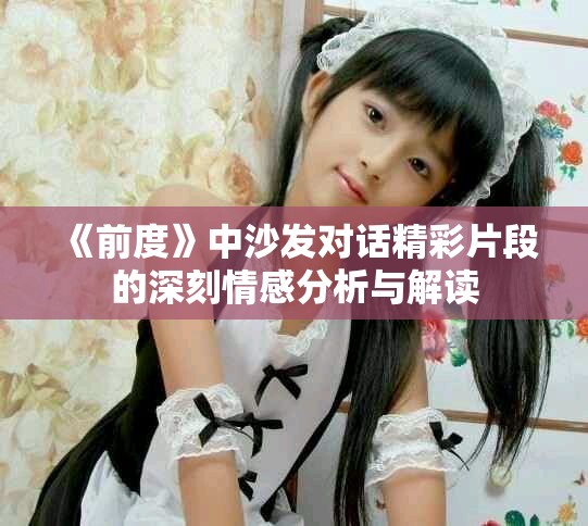 《前度》中沙发对话精彩片段的深刻情感分析与解读