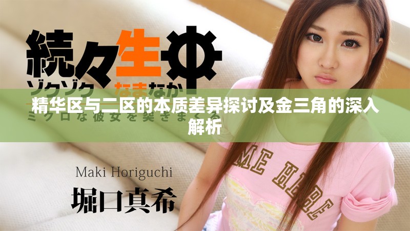 精华区与二区的本质差异探讨及金三角的深入解析