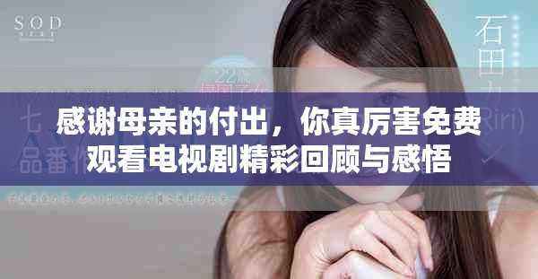 感谢母亲的付出，你真厉害免费观看电视剧精彩回顾与感悟