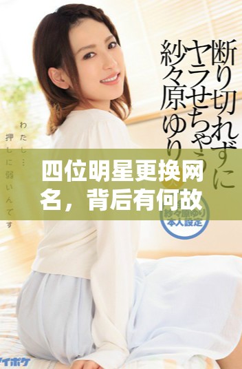 四位明星更换网名，背后有何故事与深意呢